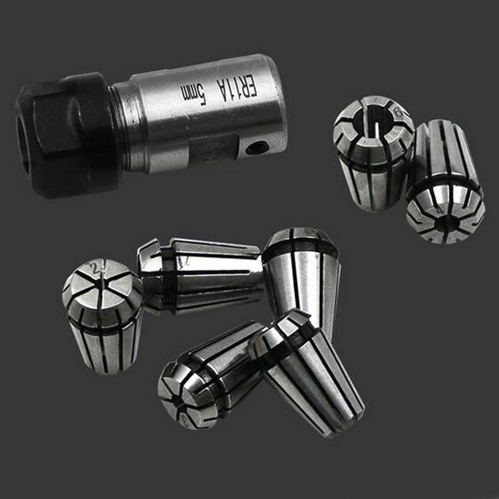 Woodworking Kit - ER11 Spring Collet Set Alloy Steel