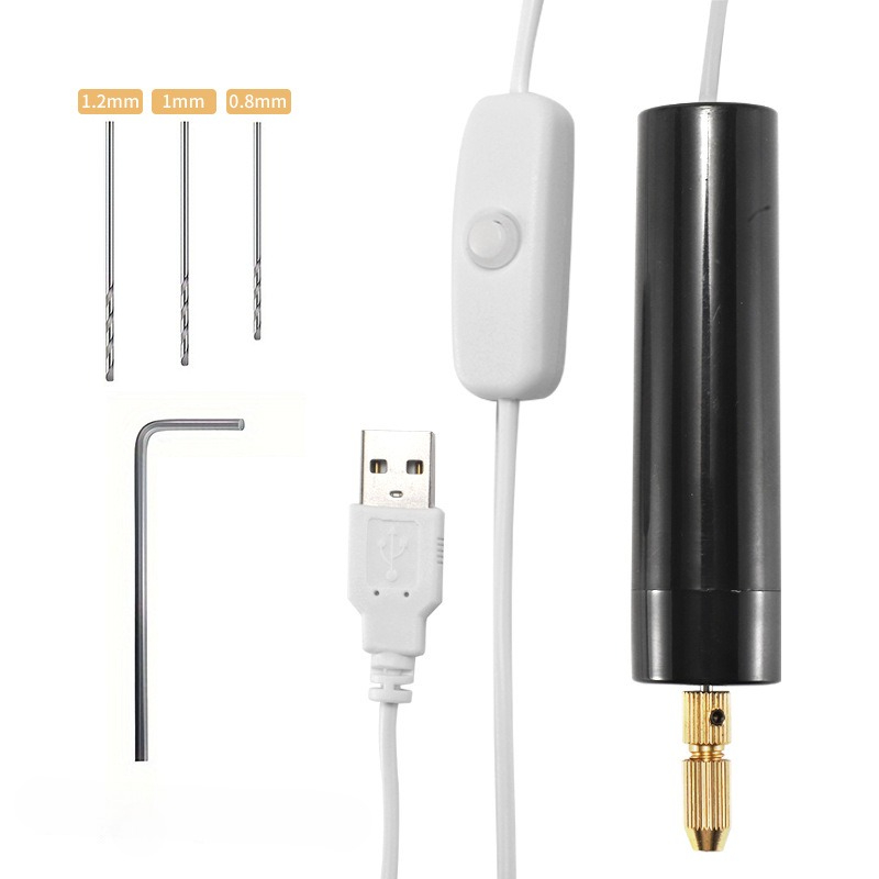 Woodworking Epoxy - Mini USB Powered Electric Drill Handheld