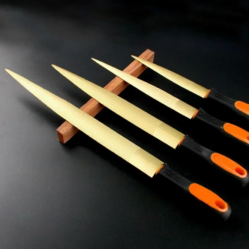 1PC Golden Tapered Rasp Wood F - Woodworking Rasps And Files 评论和价格