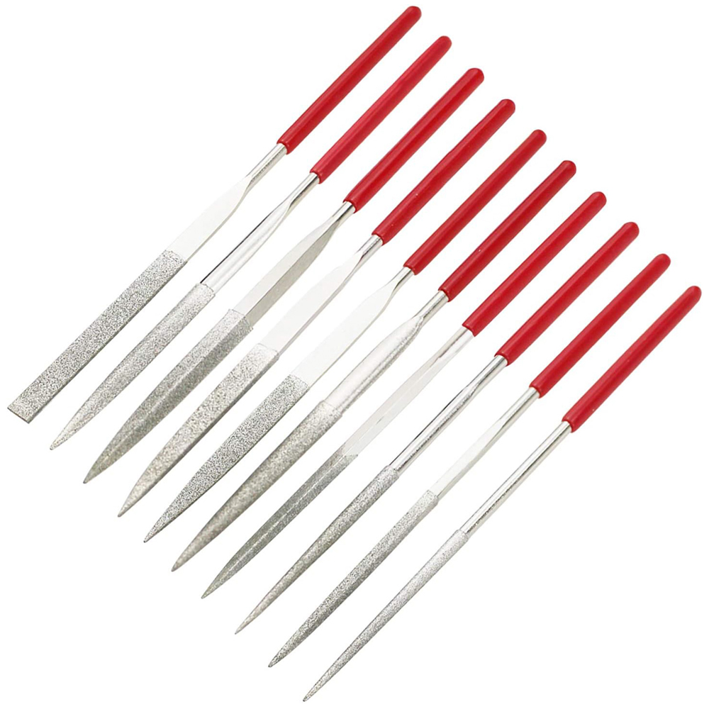 New 10Pcs Diamond Needle File  - Woodworking Rasps And Files 评论和价格