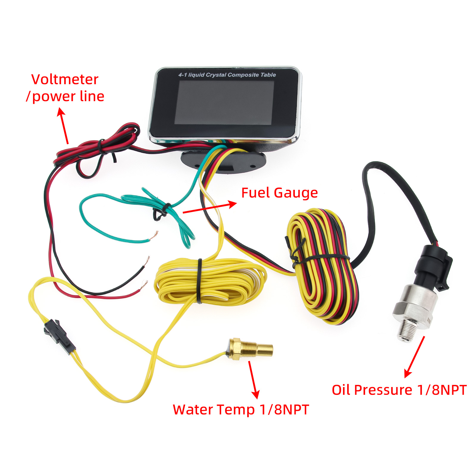 12v/24v 4 IN1 LCD Car Digital  - Marking Gauge Tool 评论和价格