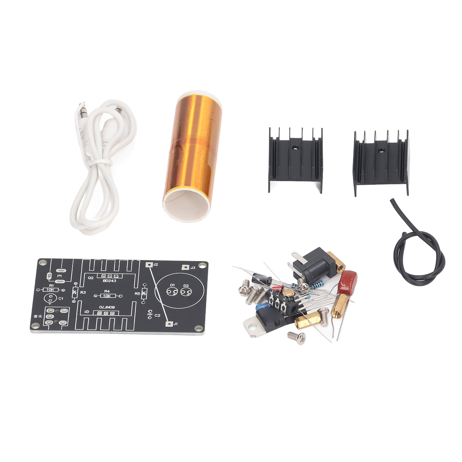 15W Mini Music Tesla Coil Kit  - Woodworking Kits For Adults 评论和价格