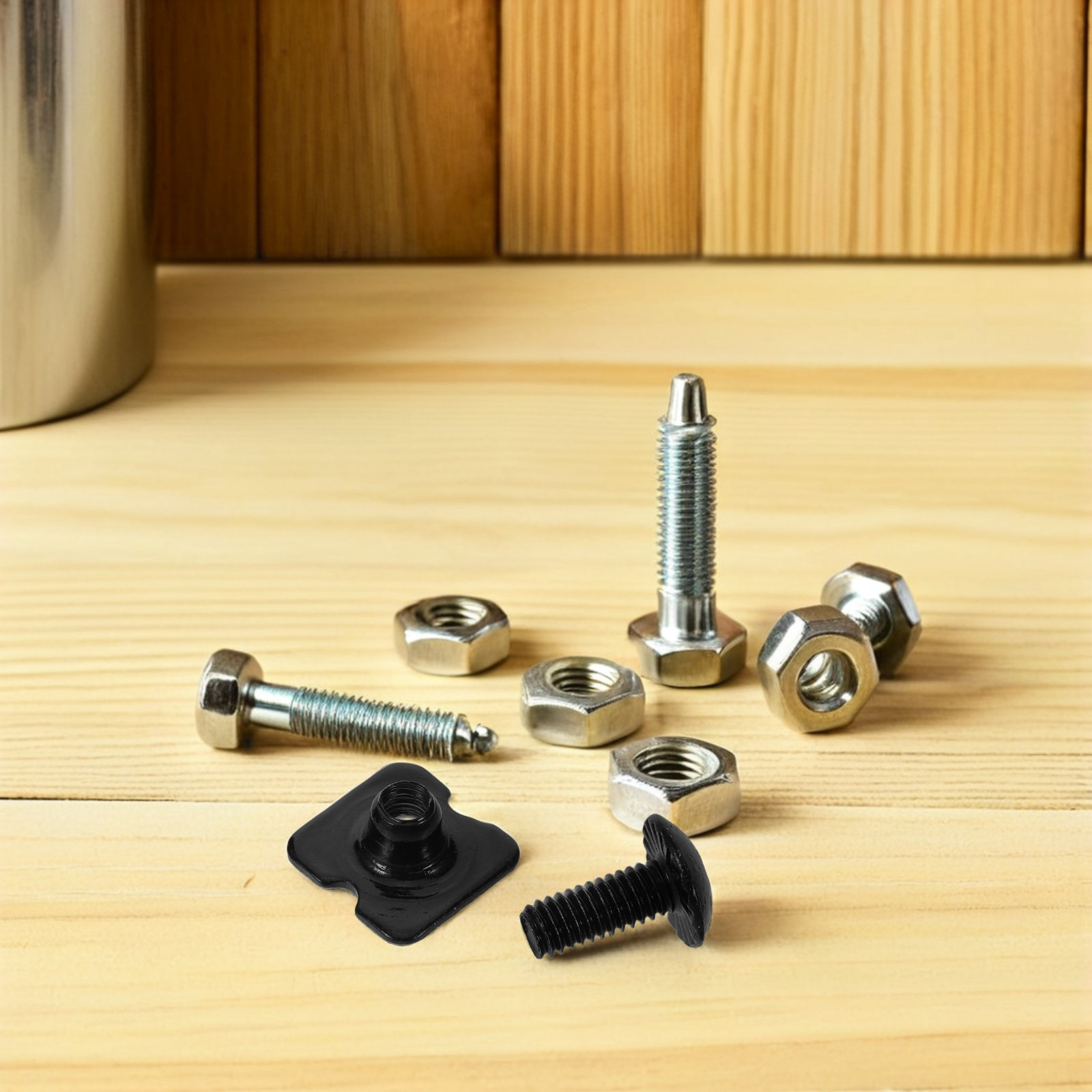 1Set Black Steel Backplate Scr - Woodworking Kits For Adults 评论和价格