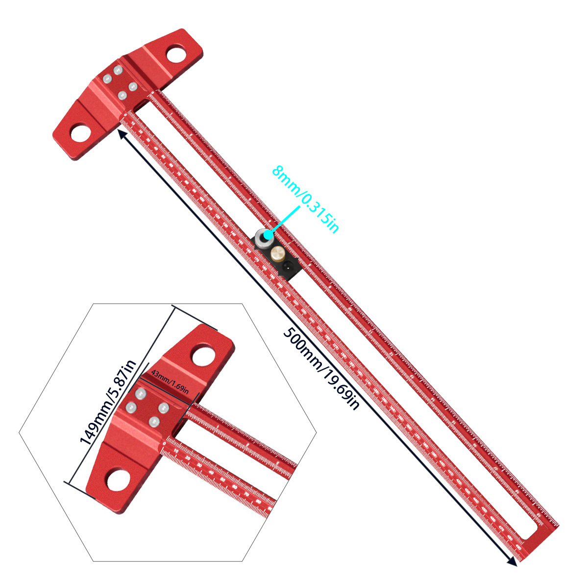 Woodworking T-Square Marking G - Woodworking Marking Gauge 评论和价格