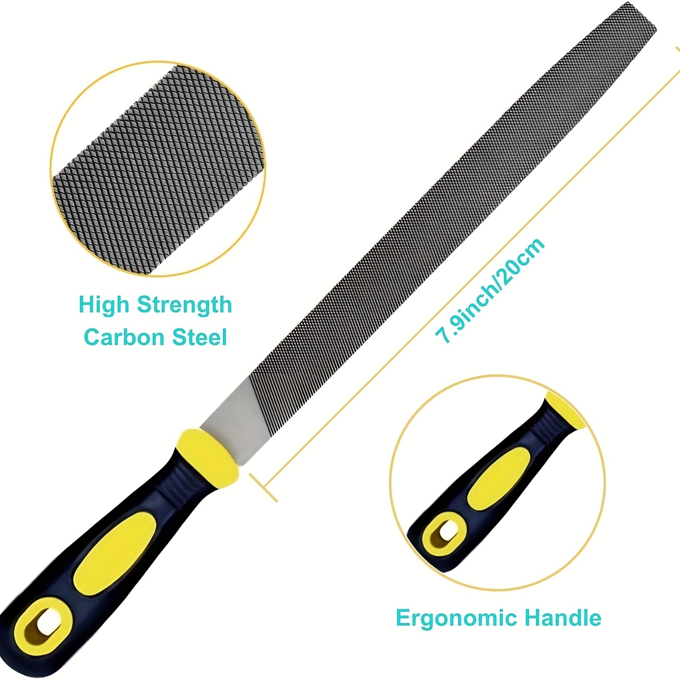 File Set 8-inch Professional H - Woodworking Rasps And Files 评论和价格