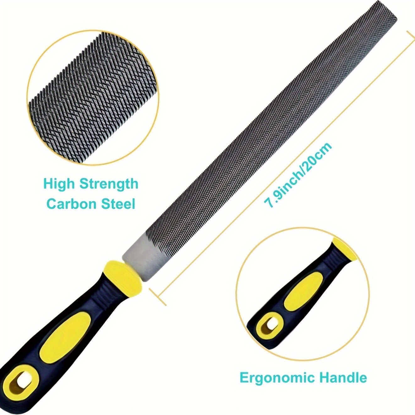 File Set 8-inch Professional H - Woodworking Rasps And Files 评论和价格
