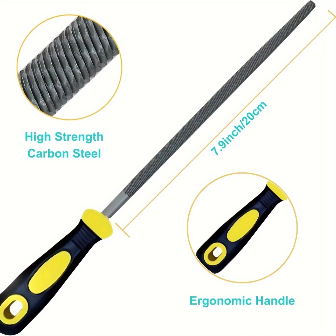 File Set 8-inch Professional H - Woodworking Rasps And Files 评论和价格