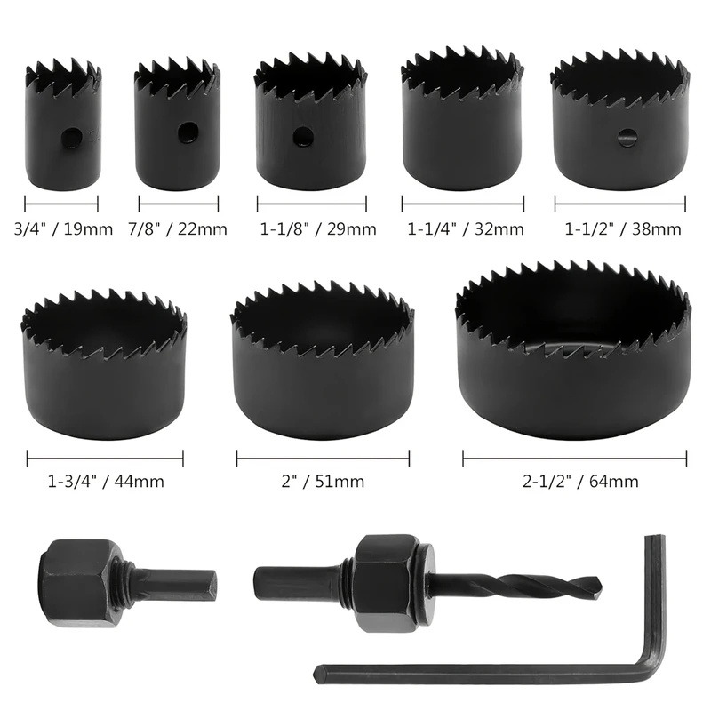 8pcs Woodworking Hole Saw Kit  - Woodworking Kit 评论和价格