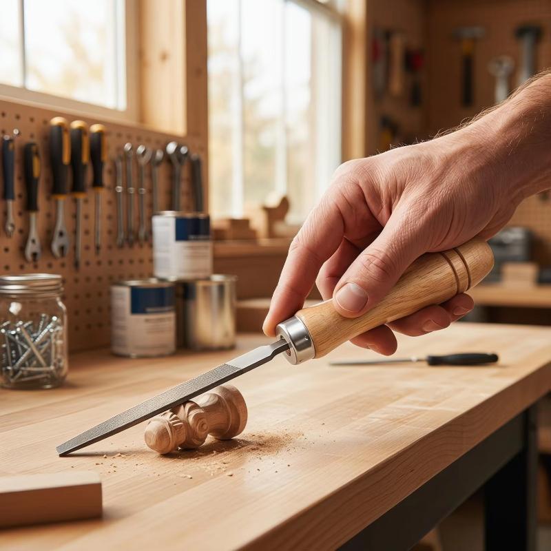 5pcs Wooden File Handle Replac - Woodworking Rasps And Files 评论和价格