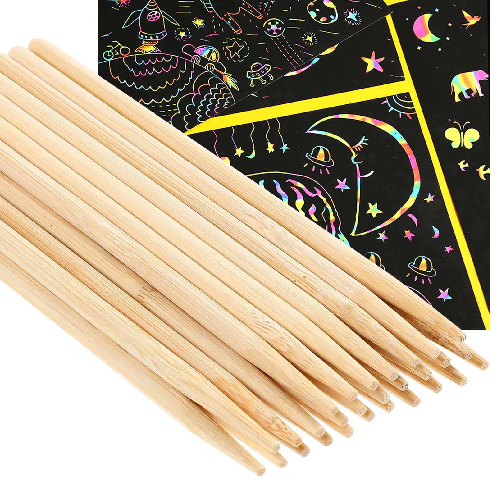 30pcs Scratch Bamboo Pens Wax  - Woodworking Diy Projects 评论和价格