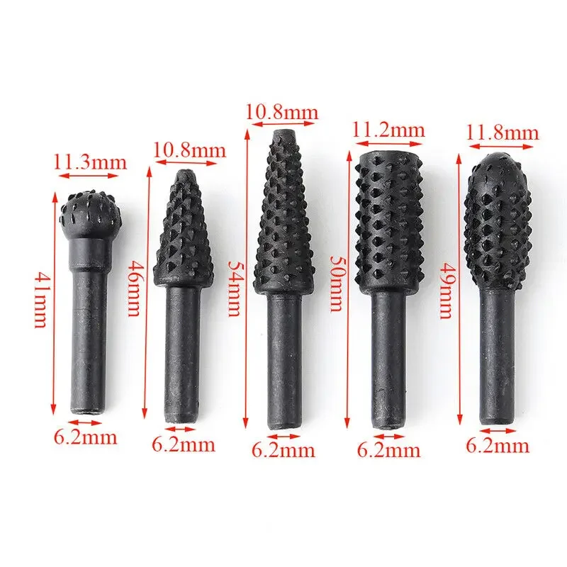 5PCS Rotary Craft Files Rotary - Woodworking Rasps And Files 评论和价格