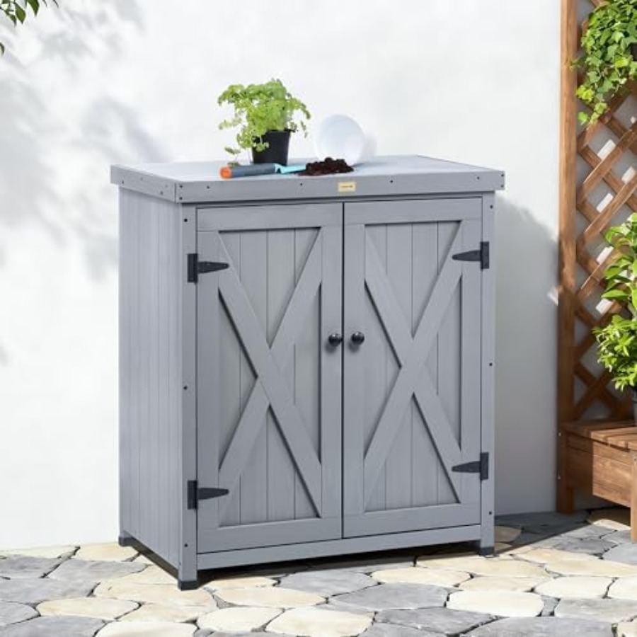 Outdoor Storage Cabinets Weath - Woodworking Workbench 评论和价格
