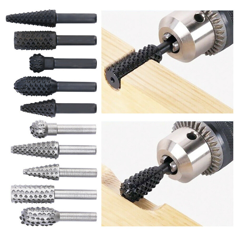 5PCS/10PCS 6mm Shank Rotary Bu - Woodworking Rasps And Files 评论和价格