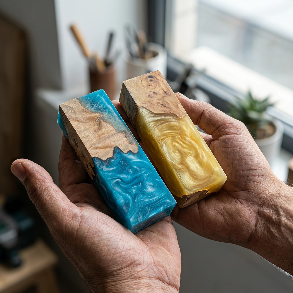Marbled Epoxy Resin Burl Wood  - Woodworking Epoxy 评论和价格