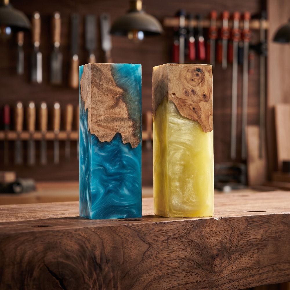 Marbled Epoxy Resin Burl Wood  - Woodworking Epoxy 评论和价格
