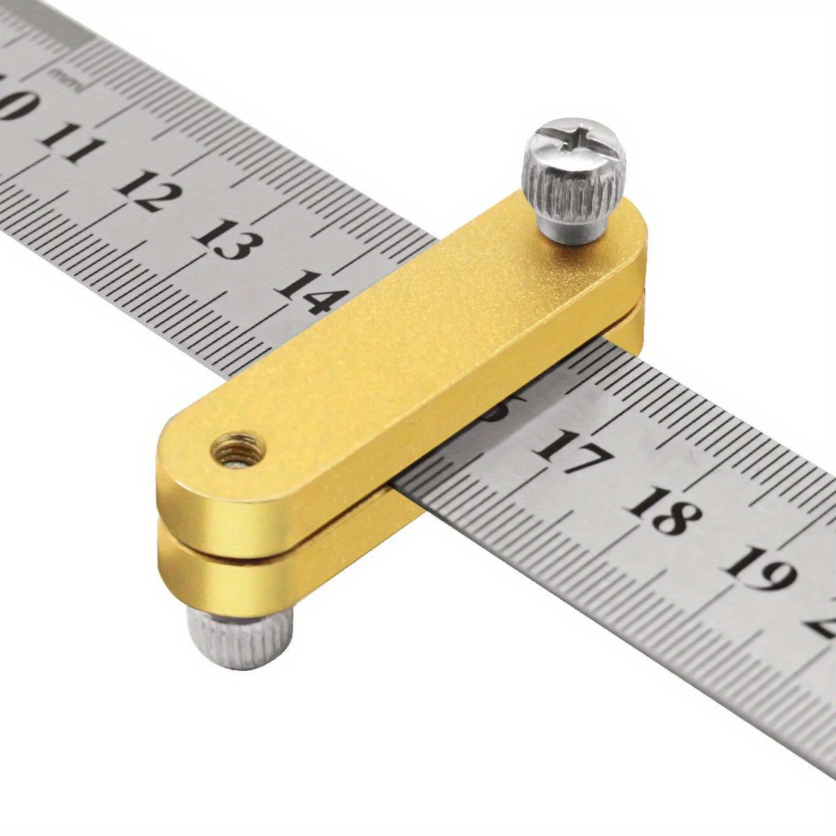 Aluminum Ruler Positioning Blo - Woodworking Marking Gauge 评论和价格