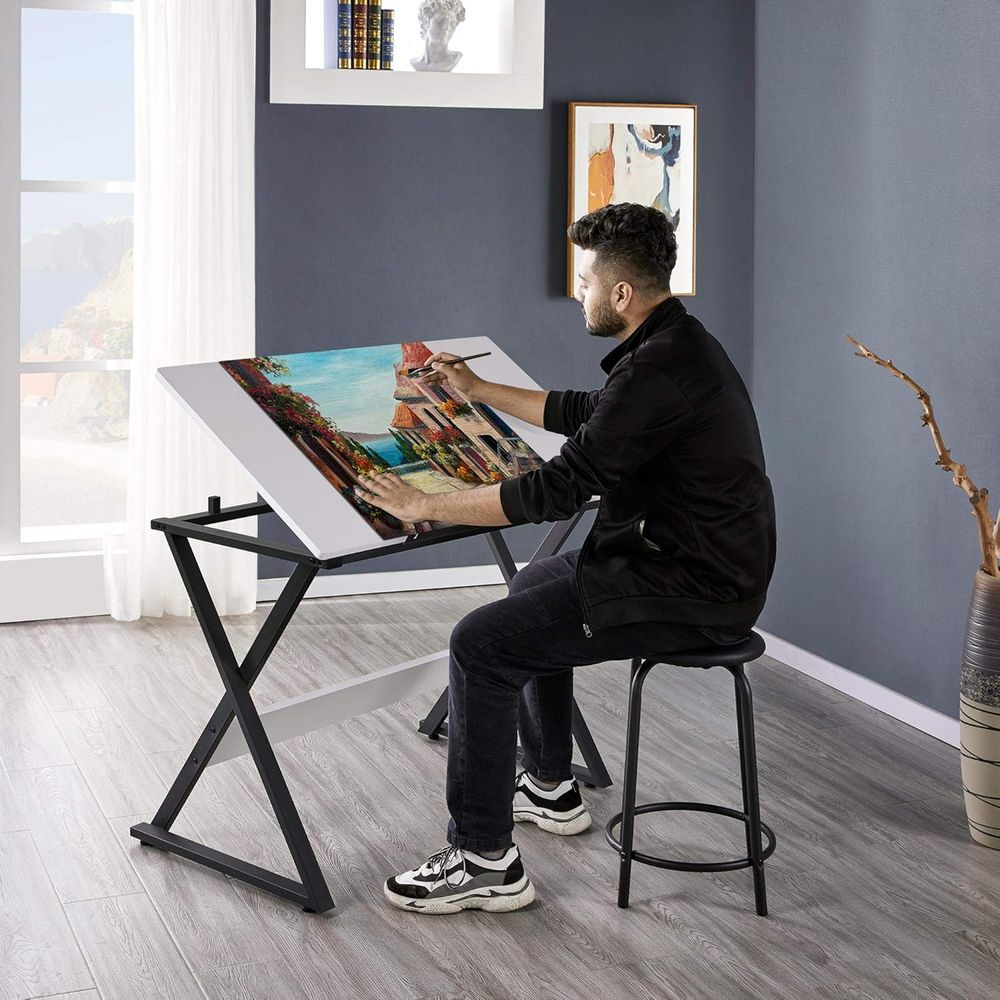 Drating Table or Artists Art D - Wood Woodworking 评论和价格