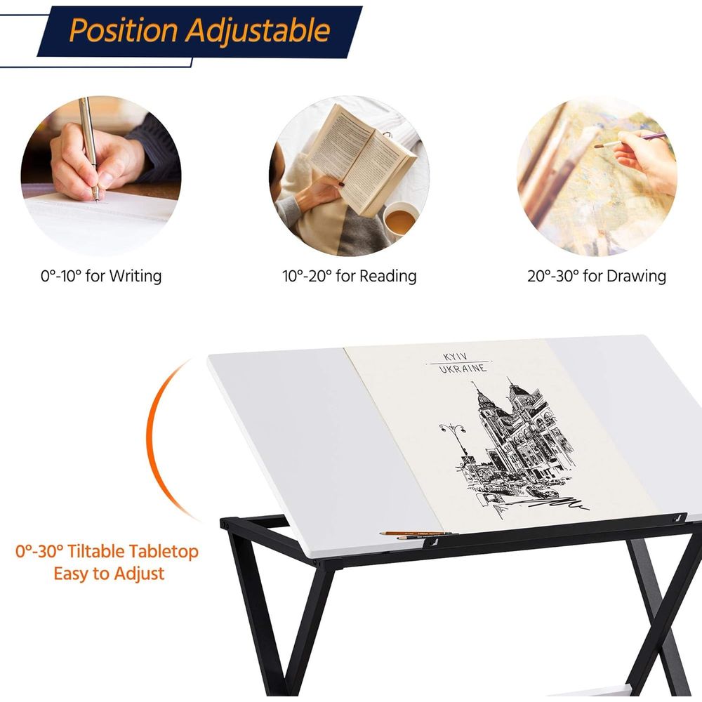 Drating Table or Artists Art D - Wood Woodworking 评论和价格