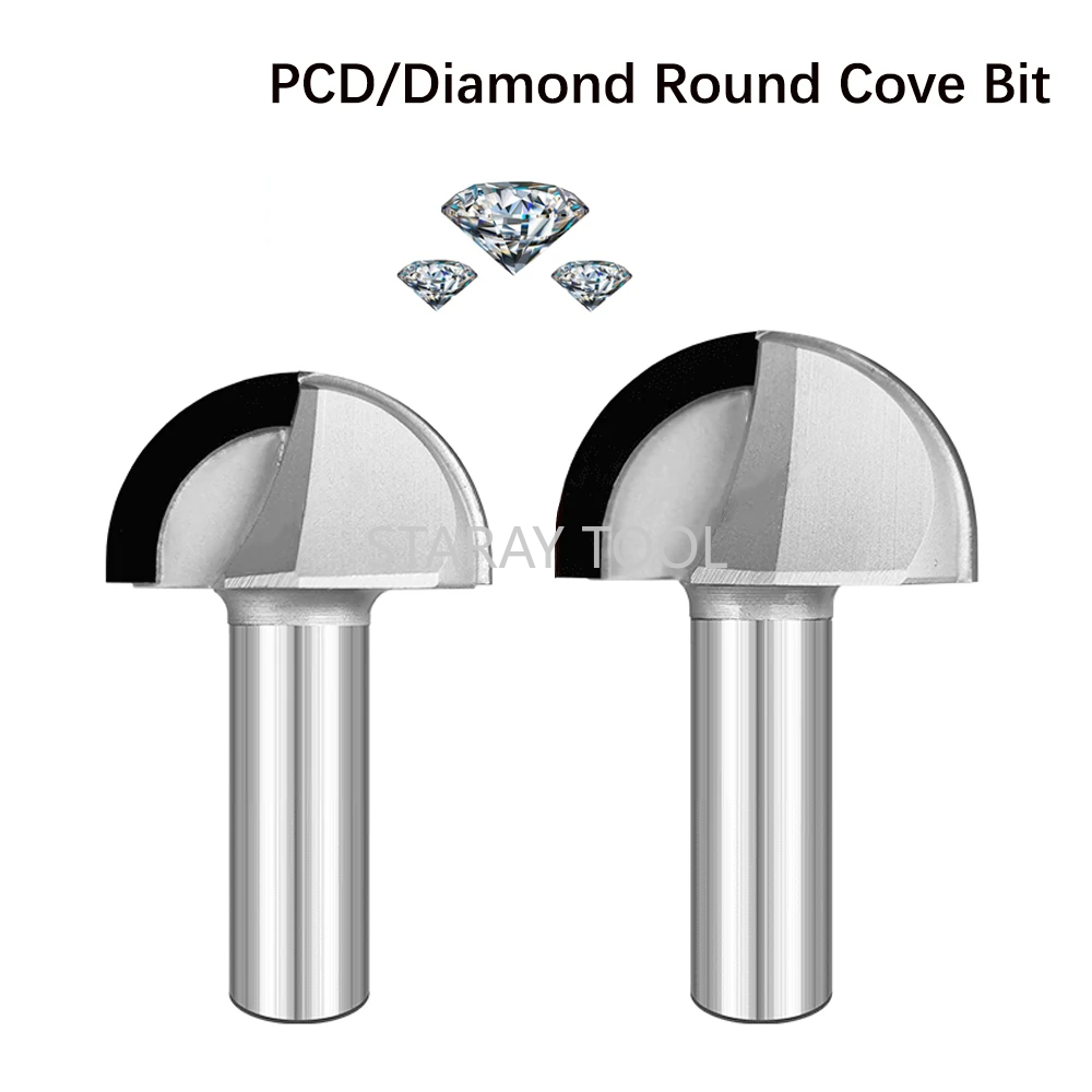 Diamond Round Bottom Bit PCD R - Woodworking Quotes 评论和价格