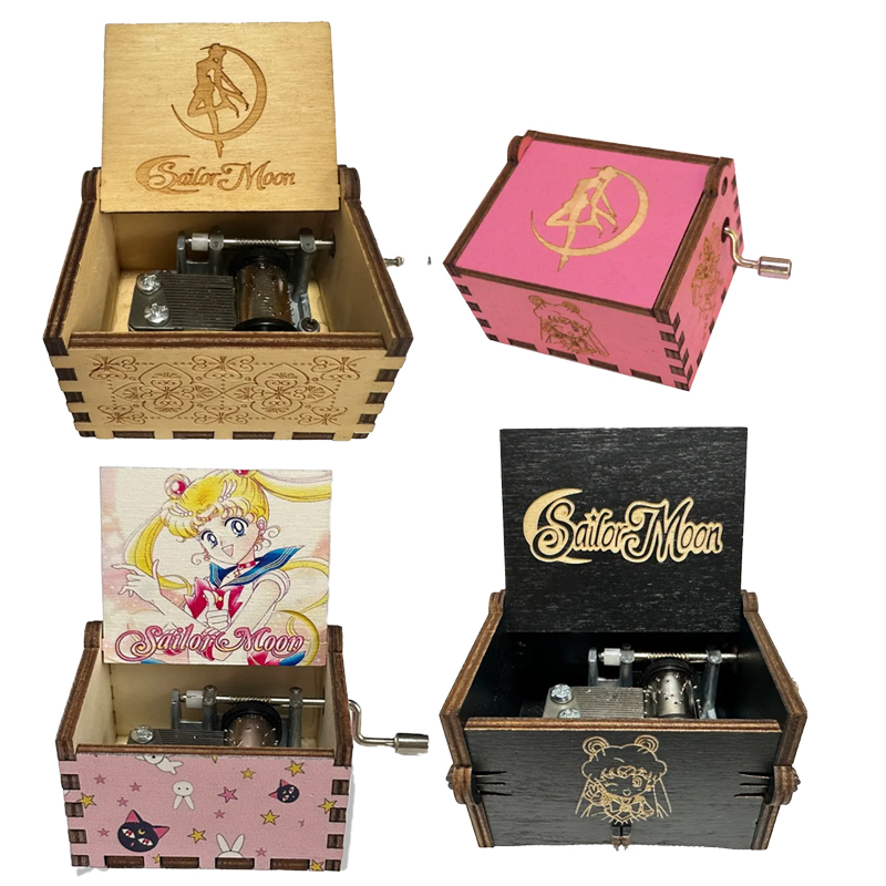 Sailor Mooned Theme Music Box  - Wood Woodworking 评论和价格