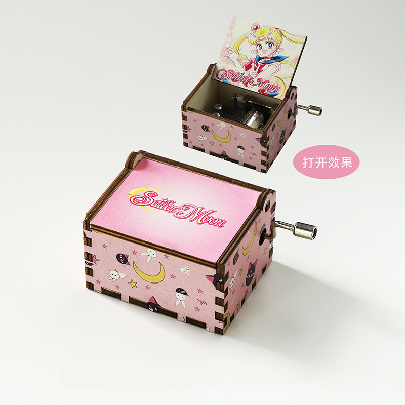 Sailor Mooned Theme Music Box  - Wood Woodworking 评论和价格