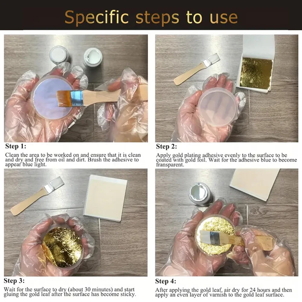 100ml/200ml Golden Leaf Gildin - Woodworking Epoxy 评论和价格