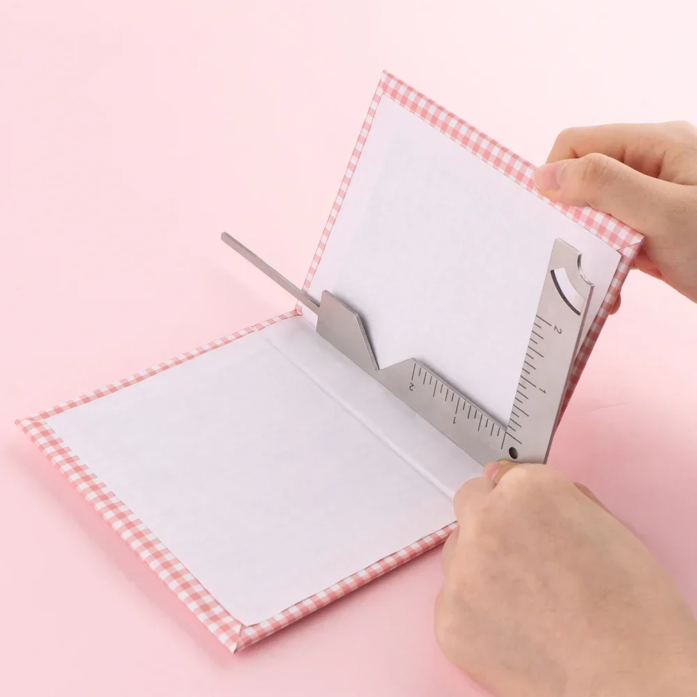5-in-1 Book Cover Guide Stainl - Marking Gauge Tool 评论和价格