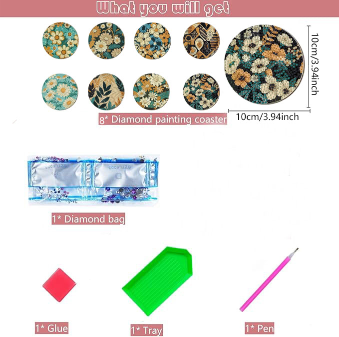 8 Pieces DIY Diamond Painting  - Woodworking Diy Projects 评论和价格