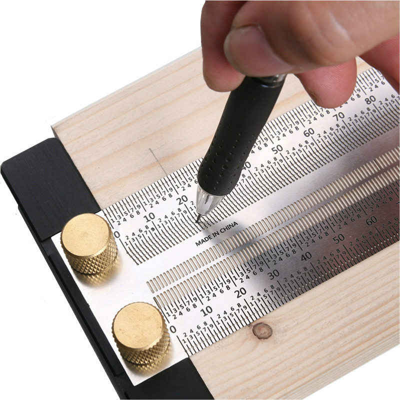 T-Type Stainless Steel Measuri - Woodworking Marking Gauge 评论和价格