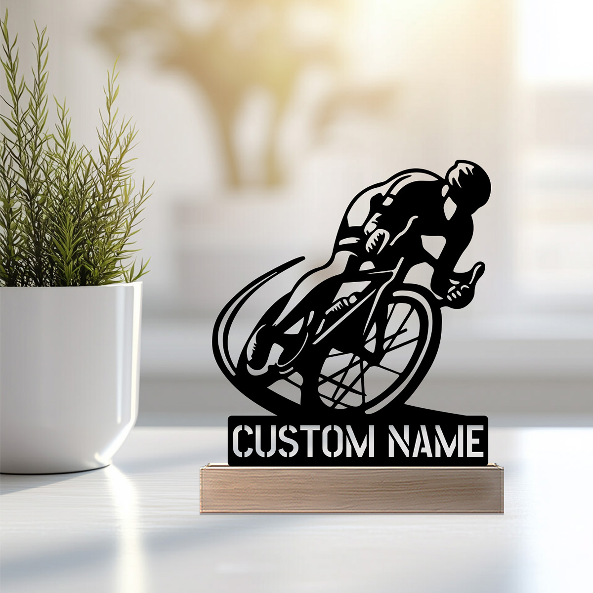 1pc Modern Diagonal bicycle Cu - Wood Woodworking 评论和价格