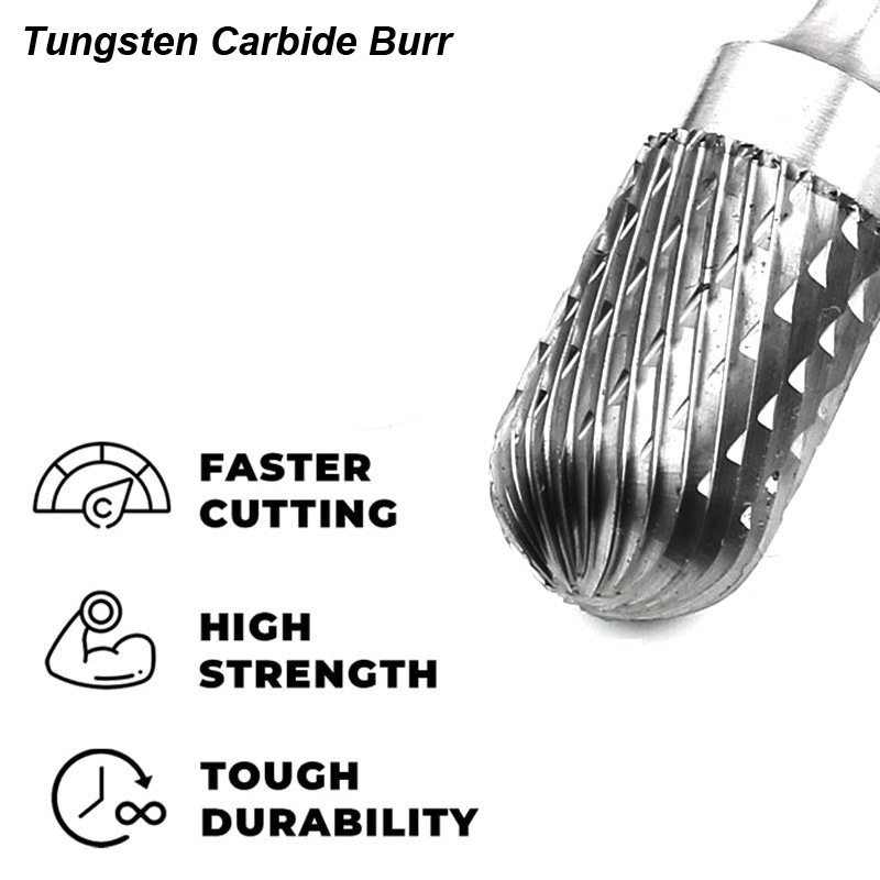 Tungsten Carbide Burrs Set 6mm - Woodworking Rasps And Files 评论和价格