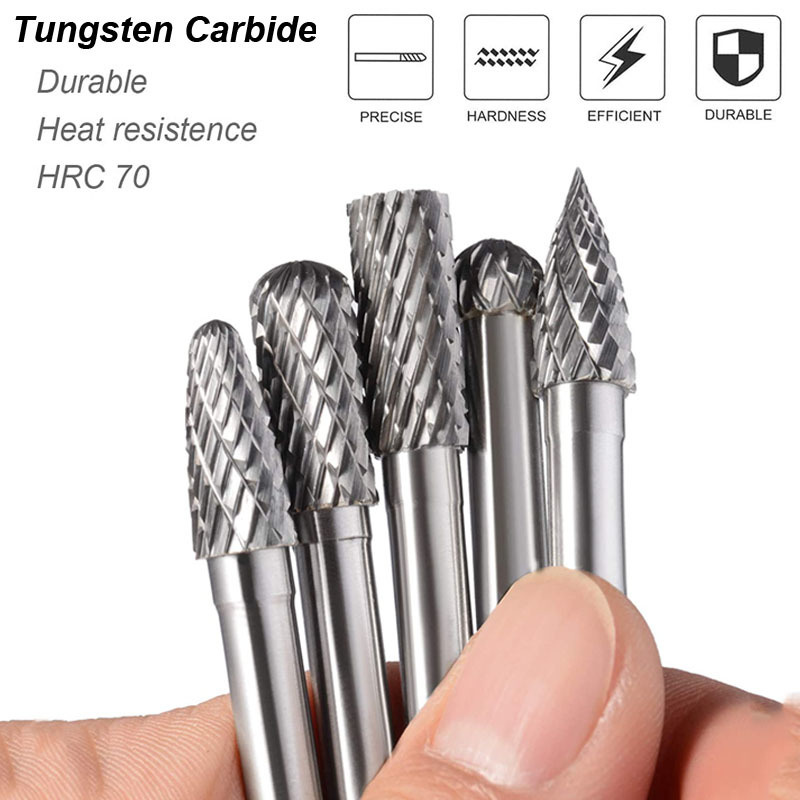 Tungsten Carbide Burrs Set 6mm - Woodworking Rasps And Files 评论和价格